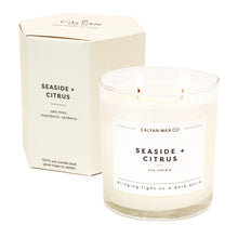 Load image into Gallery viewer, 8.8 oz Seaside &amp; Citrus Calyan Candle
