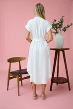 Load image into Gallery viewer, White Belted Dress
