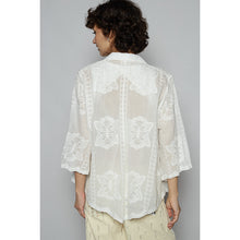 Load image into Gallery viewer, Floral Embroiderey 3/4 Sleeve
