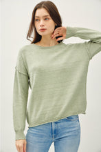 Load image into Gallery viewer, Exposed Seam Pullover Sweater
