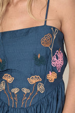 Load image into Gallery viewer, Embroidered Corset Mini Dress
