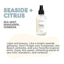 Load image into Gallery viewer, 4 fl oz Seaside &amp; Citrus Room Spray
