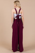 Load image into Gallery viewer, Burgandy Gauze Jumpsuit
