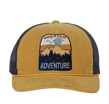 Load image into Gallery viewer, Adventure Patch Corduroy Trucker Hat
