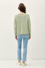 Load image into Gallery viewer, Exposed Seam Pullover Sweater
