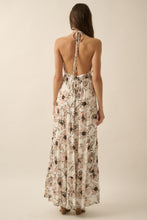 Load image into Gallery viewer, Floral Tiered Halter Dress
