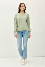 Load image into Gallery viewer, Exposed Seam Pullover Sweater
