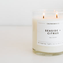 Load image into Gallery viewer, 8.8 oz Seaside &amp; Citrus Calyan Candle
