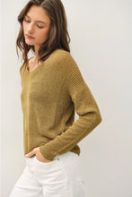 Load image into Gallery viewer, Breezy V-Neck Sweater
