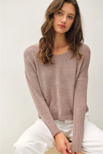 Load image into Gallery viewer, Breezy V-Neck Sweater
