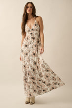 Load image into Gallery viewer, Floral Tiered Halter Dress
