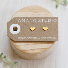 Load image into Gallery viewer, Heart Stud Earrings
