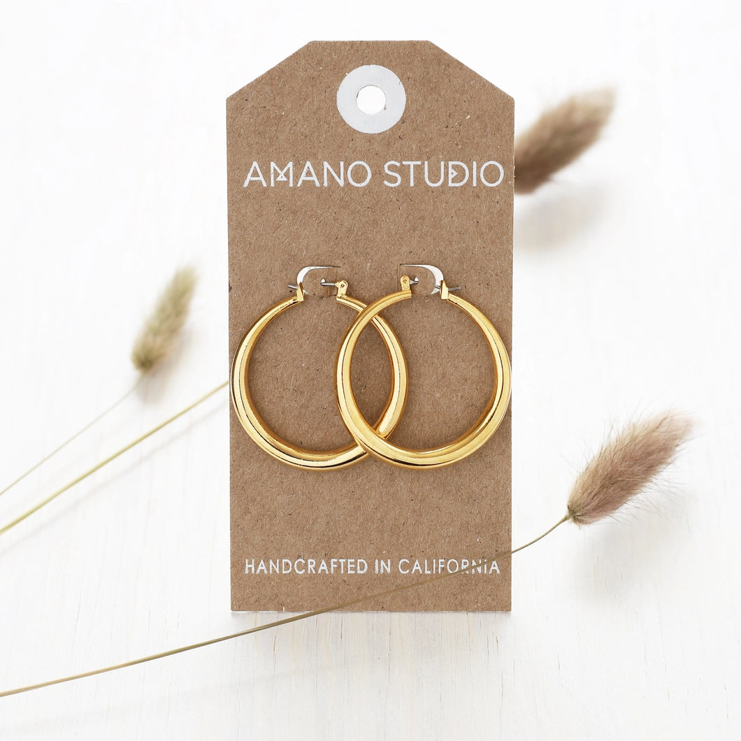 Large Maria Hoops